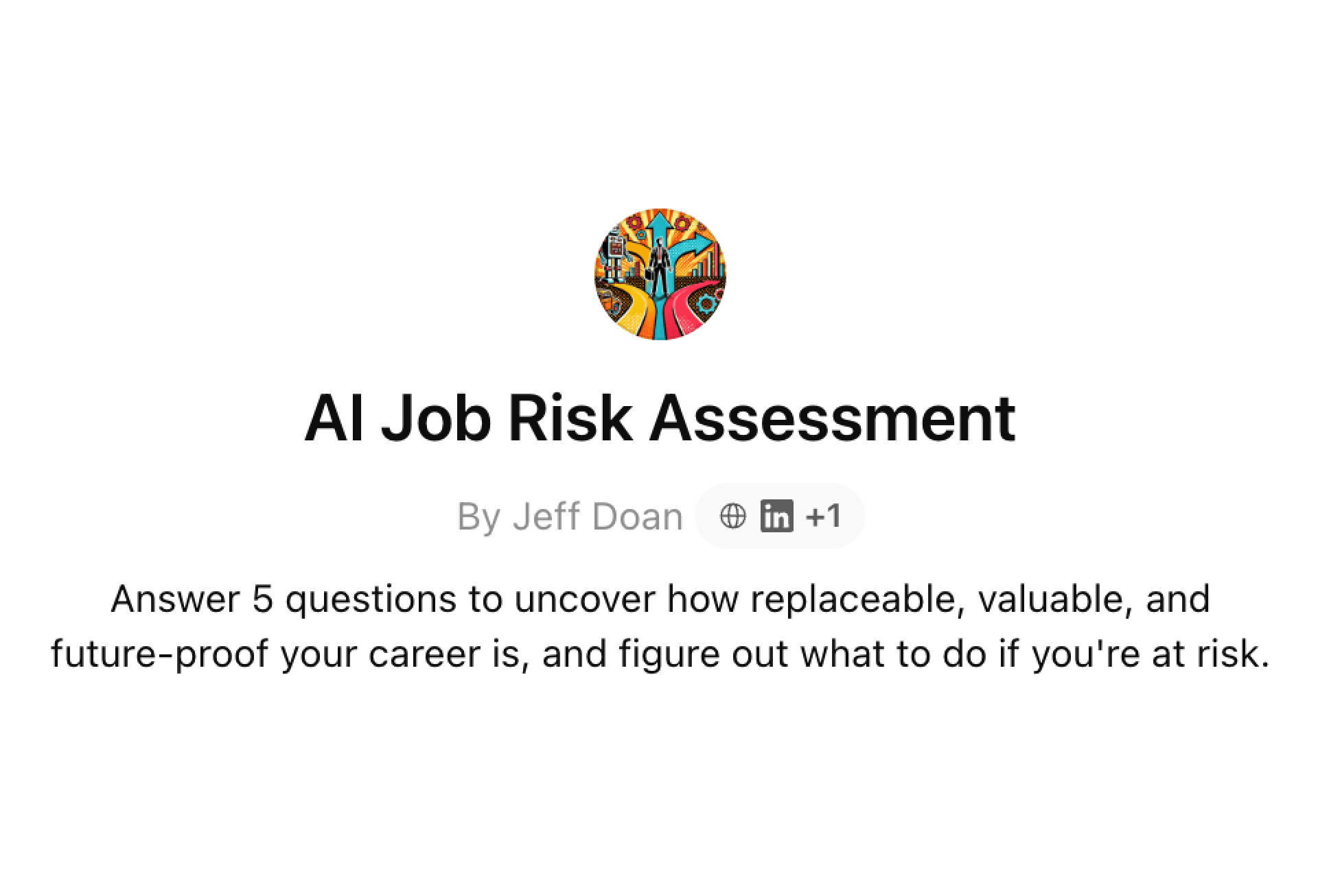 AI Job Risk Assessment details